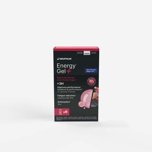 Decathlon Energiazselé, piros gyümölcsös - 6 db Energy Gel+ kép