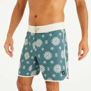 Decathlon Férfi boardshort, hosszú szárú, 18" - 500-as kép