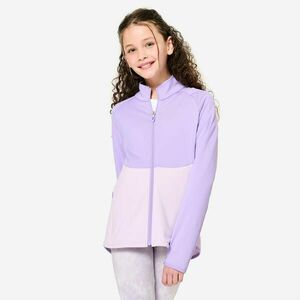 Decathlon Lány melegítőfelső, karcsúsított szabású kép