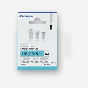 Caperlan Teflonpersely, 3 db, 1, 5 mm, 1, 9 2, 5 mm - PF-PA ETT kép