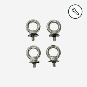 Quechua Fűzőlyuk, 8 mm x 4 - Alkatrész a 2 személyes VAN 500 Condensless tetősátorhoz kép