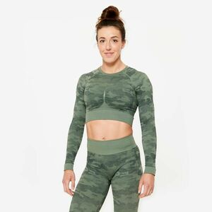 Domyos Női fitnesz hosszú ujjú crop top - 900-as kép