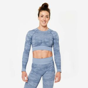 Domyos Női fitnesz hosszú ujjú crop top - 900-as kép