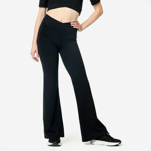 Decathlon Női fitnesz leggings, trapéz szabású kép