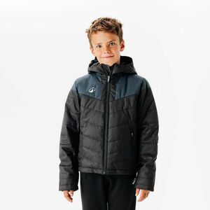 Kipsta Gyerek parka kabát, rövid fazon, fekete kép