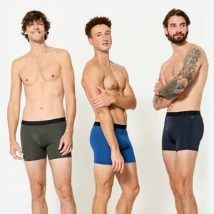 Decathlon Férfi boxeralsó, légáteresztő, 3 db kép