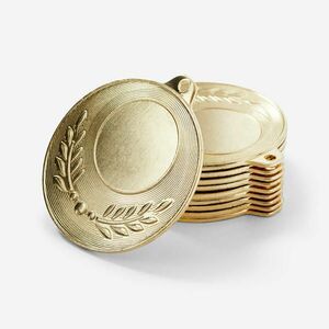No Brand Arany színű érem, 50 mm, 10 db kép