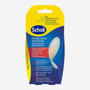 Scholl Hidrokolloid ragtapasz a vízhólyagok ellen, sarokra, 5 db kép