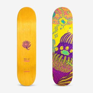 Decathlon Gördeszka lap 8", juharfa - DK500 Grafika: Tetsunori kép