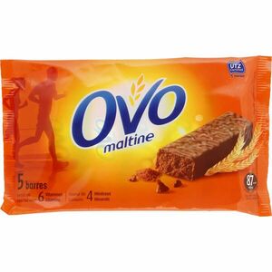 Ovomaltine Energiaszelet, csokoládé bevonattal, 5x20 g - kép