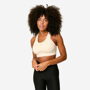 Decathlon Női sportmelltartó, cipzáros, közepes tartás kép