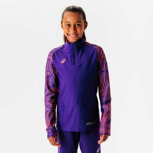 Kipsta Gyerek melegítőfelső, félig cipzáros - Club Wavy kép