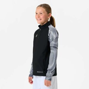 Kipsta Gyerek melegítőfelső, félig cipzáros - Club Wavy kép