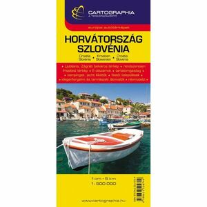 Cartographia Horvátország, Szlovénia térkép kép