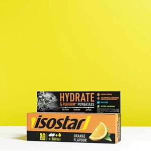 Isostar Izotóniás pezsgőtabletta Powertabs narancs, 10x12 g kép