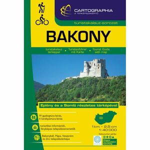 Cartographia Bakony turistakalauz kép