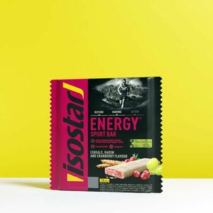 Isostar Energiaszelet, szőlő-vörös áfonya, 3x40 g - Enegy Sport Bar kép