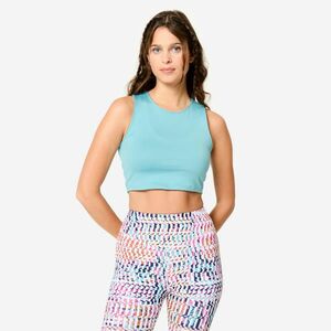 Domyos Női fitnesz ujjatlan crop top kép