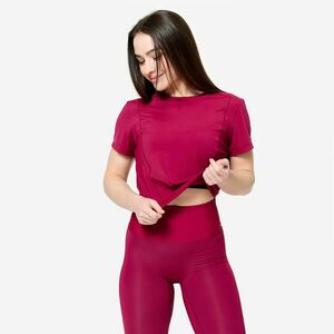 Domyos Női fitneszpóló, rugalmas és légáteresztő kép