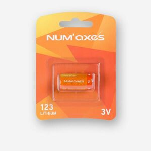 Num'axes 3V CR123A lítium elem, Canicalm és Canibeep nyakörvekkel kompatibilis kép