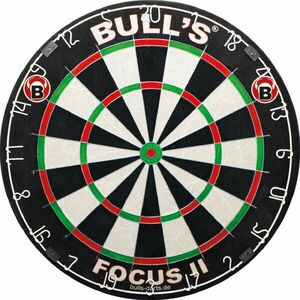 Bull's Focus II hivatalos verseny darts tábla, sisal kender, penge térrács kép