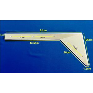 Garlando pályasarok szett 2cm magas elforgós kapusú asztalhoz kép