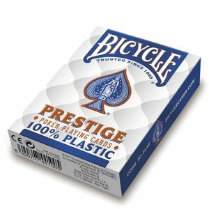 Póker kártya Bicycle PRESTIGE, kék 100% plasztik kép