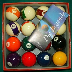 Golyókészlet Aramith otthoni 50, 8 mm, kisméretű golyókkal, phenol kép