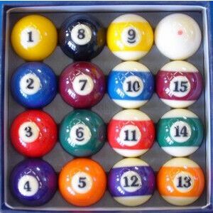 Golyókészlet Super Aramith Pool 2, 1/4 normál méretű kép