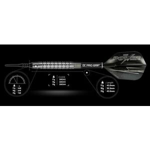 Dart szett TARGET soft POWER 8ZERO BLACK TITANIUM 18g 2016 kép