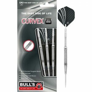dart szett steel Bull's Curvex 24gr 90% Gravírozott kép