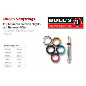 Bull's dart alu toll gyűrű kék kép