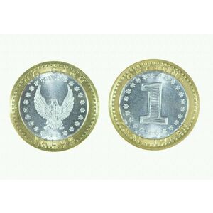 fém zseton érmevizsgálókhoz, egyedi 100 db kép