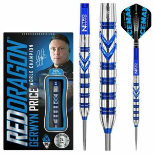 Dart szett Red Dragon steel Gerwyn Price 24g 90% Gravírozott kép