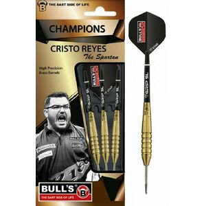 dart szett BULL'S "Cristo Reyes" Original Brass Steel Darts 21gr kép