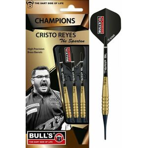 dart szett BULL'S "Cristo Reyes" Original Brass Soft Darts 18gr kép