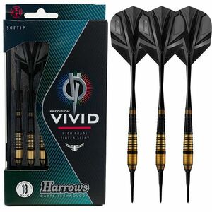 Dart szett Harrows soft Vivid Fekete 18gr kép