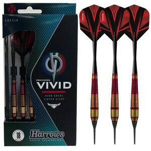 Dart szett Harrows soft Vivid Piros 18gr kép