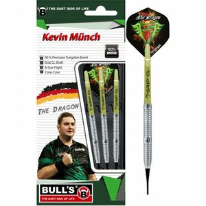 Dart szett Bull's Kevin Münch Champion soft G2 soft 18gr 90% kép