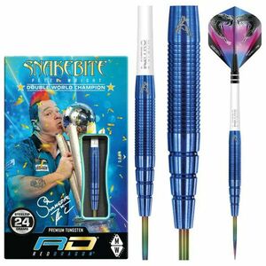 Dart szett steel 24g Peter Wright Snakebite PL15 Blue, 90% Wolfram kép