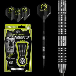 Dart szett Winmau steel MvG Absolute 24g, 90% wolfram (utolsó darabok) Gravírozott kép