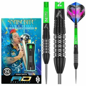 Dart szett Red Dragon steel Peter Wright Black strike 24g 90% Gravírozott kép