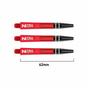 Dart szár Red Dragon Nitrotech műanyag piros, hosszú, 42mm kép