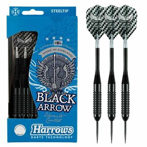 Dart szett Harrows steel brass, 25g, Black Arrow kép