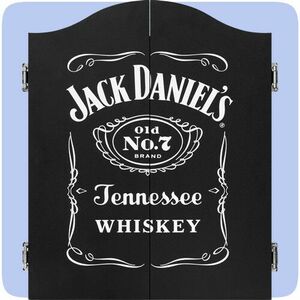Dart kabinet Mission, Jack Daniels dizájn, fekete kép