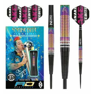 Red Dragon Peter Wright Snakebite World Champion Tapered SE steel darts 21g 90% Gravírozott kép