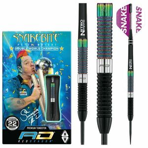 Red Dragon Peter Wright Snakebite World Champion Diamond Fusion SE steel darts 22g 90% Gravírozott kép