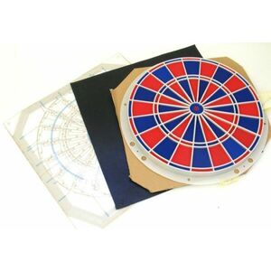 Dart komplett céltábla Euro Darts háló+szegmensek+nyomólap+matri kép