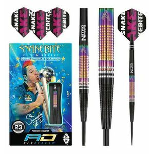 Dart szett Red Dragon steel Peter Wright, Snakebite World Champion Tapered SE 23g, 90% kép
