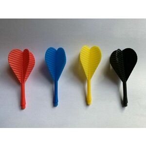 dart toll és szár egyben HT, 4 féle különböző színben (vékony, ún. 2B/A menettel) kép